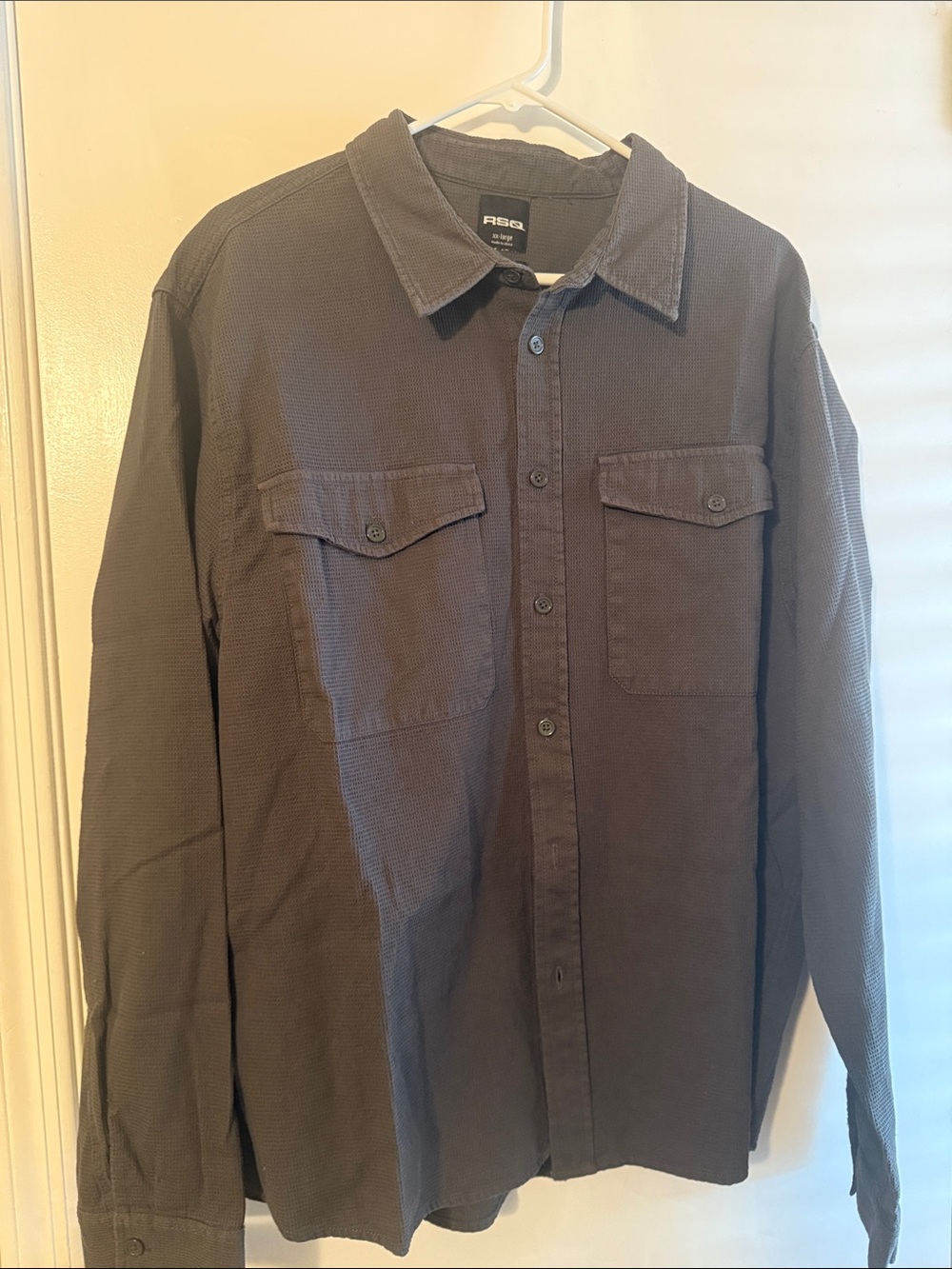 RSQ oversized long sleeve button up shirt